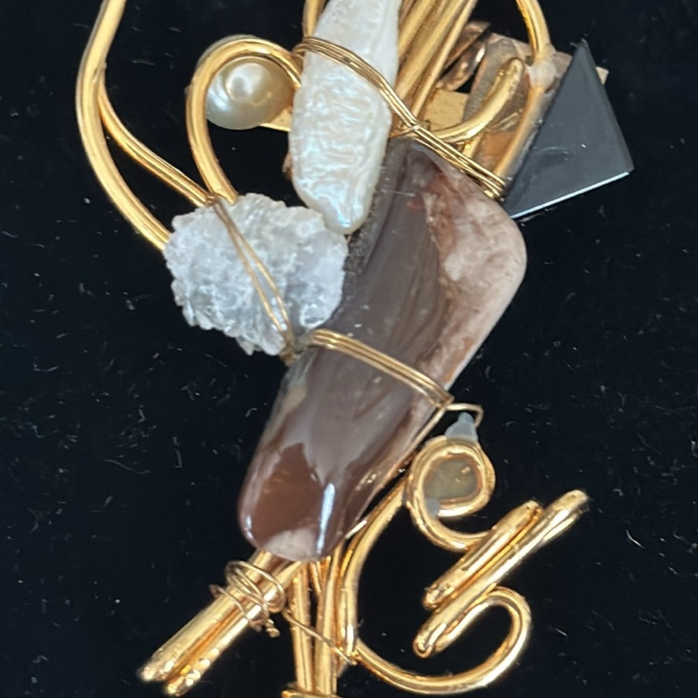 Custom Brooch I Did Not Get It Tested Has Semi Pr… - image 6